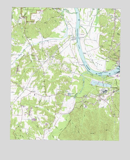 Counce, TN USGS Topographic Map