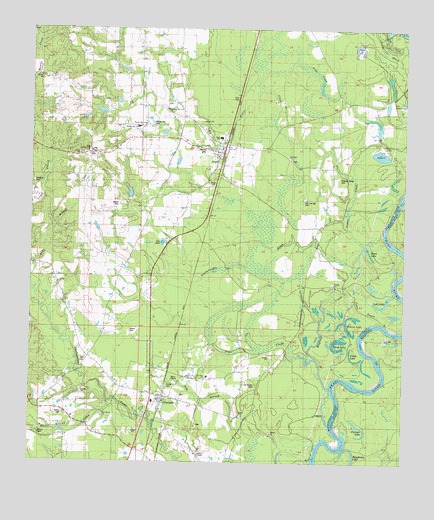 Angie, LA USGS Topographic Map