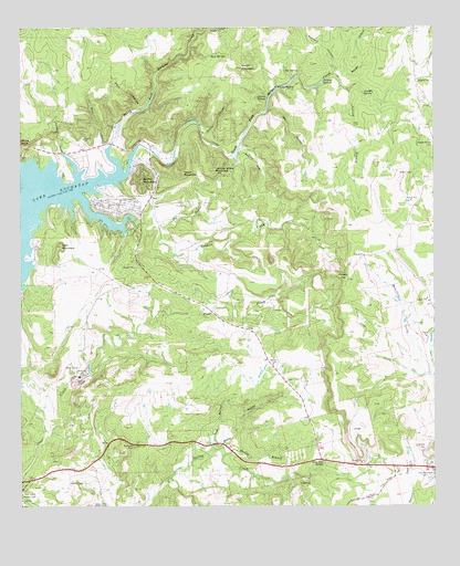 Council Creek, TX USGS Topographic Map