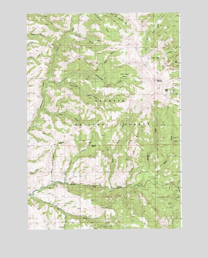 Council Mountain, ID USGS Topographic Map