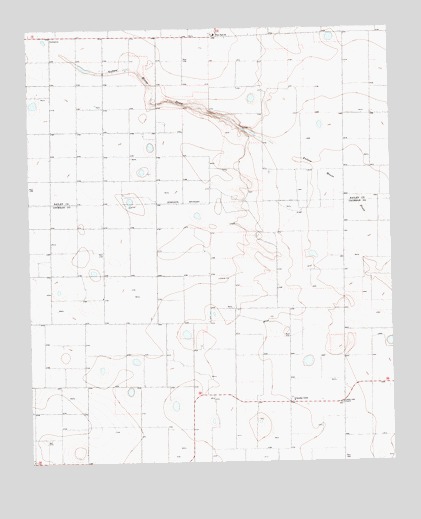 County Line, TX USGS Topographic Map