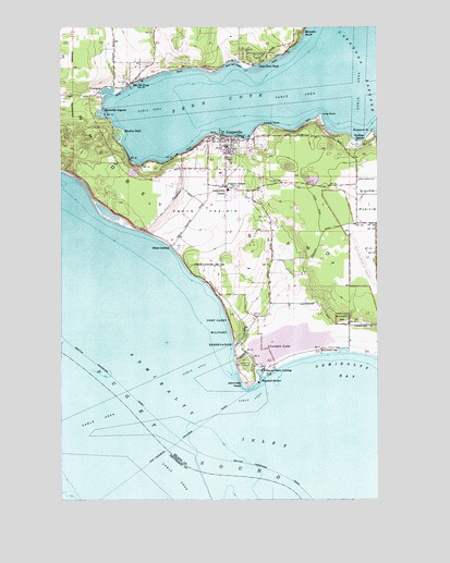 Coupeville, WA USGS Topographic Map