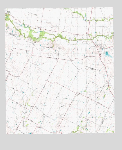 Coupland, TX USGS Topographic Map