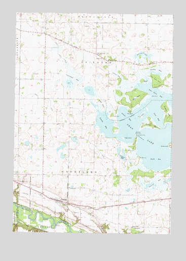 Courtland, MN USGS Topographic Map