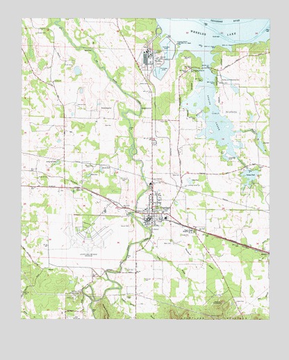Courtland, AL USGS Topographic Map