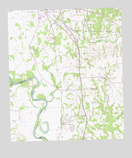 Courtney, TX USGS Topographic Map