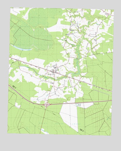 Cove City, NC USGS Topographic Map