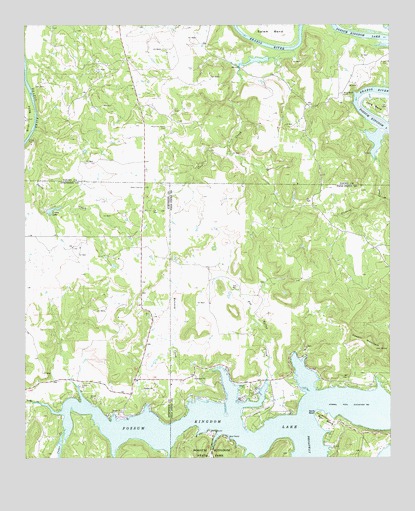 Cove Creek, TX USGS Topographic Map
