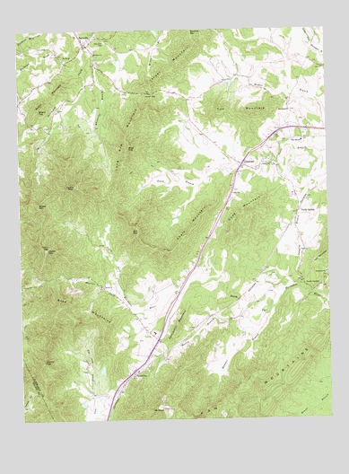 Covesville, VA USGS Topographic Map