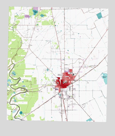 Angleton, TX USGS Topographic Map