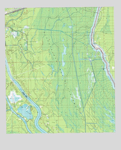 Cow Bayou, LA USGS Topographic Map