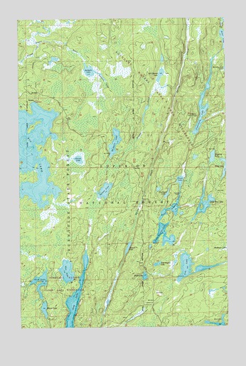 Angleworm Lake, MN USGS Topographic Map