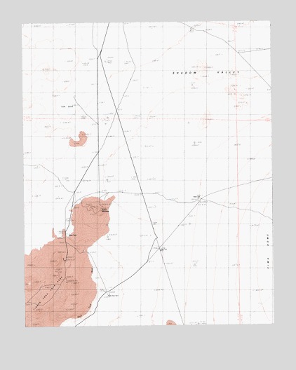 Cow Cove, CA USGS Topographic Map