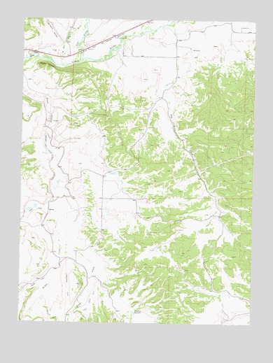 Cow Creek, CO USGS Topographic Map