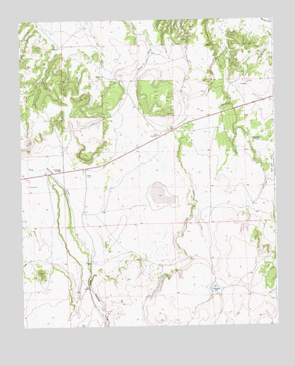 Cow Springs, NM USGS Topographic Map