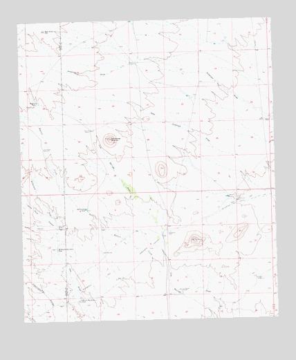 Cow Springs Mountain, NM USGS Topographic Map