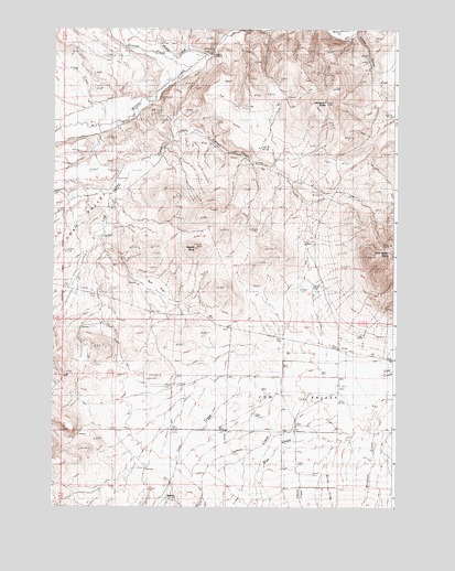 Cow Valley West, OR USGS Topographic Map