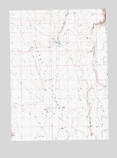 Cowan Reservoir, ID USGS Topographic Map