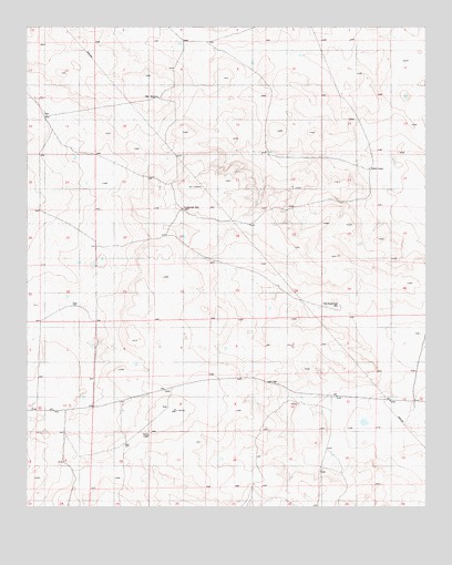 Cowboy Mesa NE, NM USGS Topographic Map