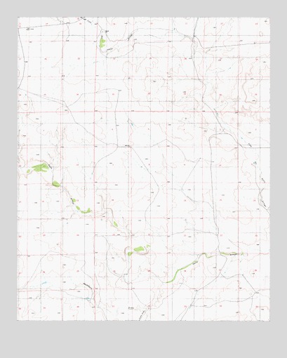Cowboy Mesa SW, NM USGS Topographic Map