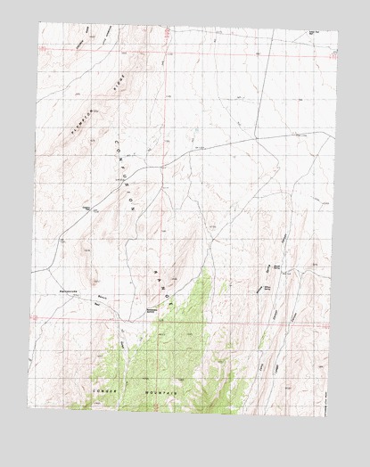 Cowboy Pass, UT USGS Topographic Map