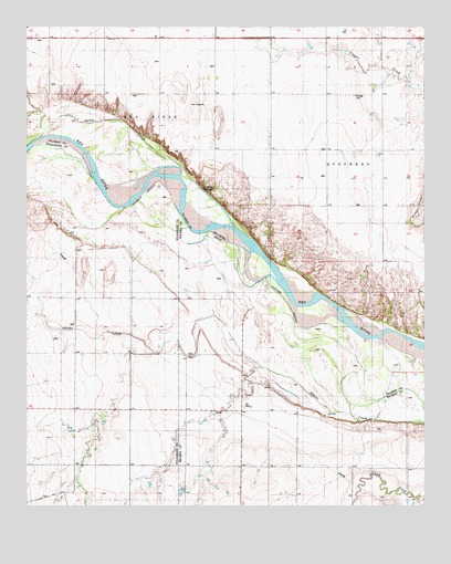 Cowboy Springs, OK USGS Topographic Map