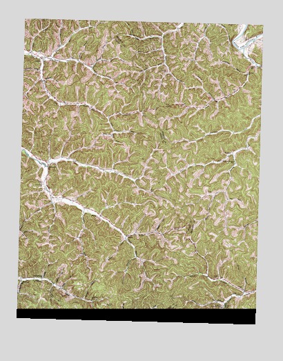 Cowcreek, KY USGS Topographic Map