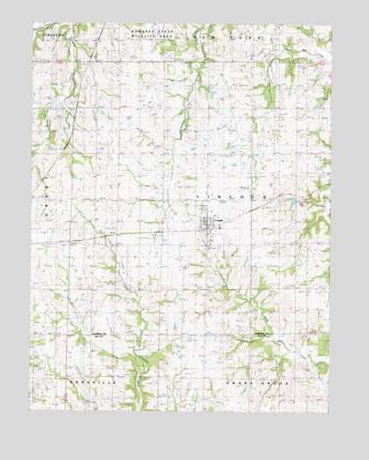 Cowgill, MO USGS Topographic Map