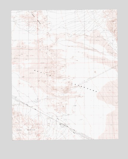 Cowhole Mountain, CA USGS Topographic Map