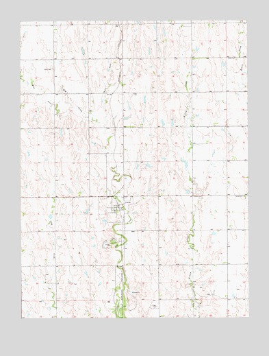 Cowles, NE USGS Topographic Map