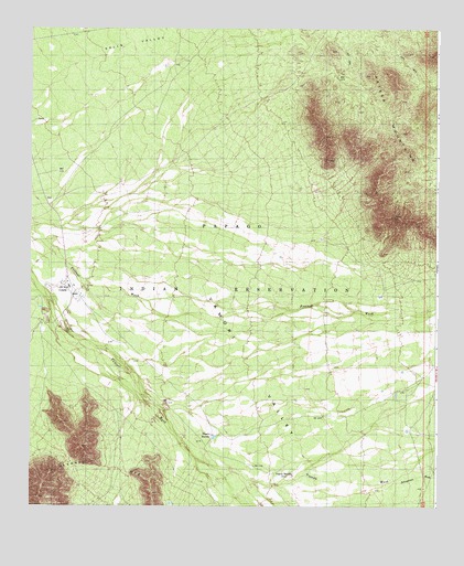 Cowlic, AZ USGS Topographic Map