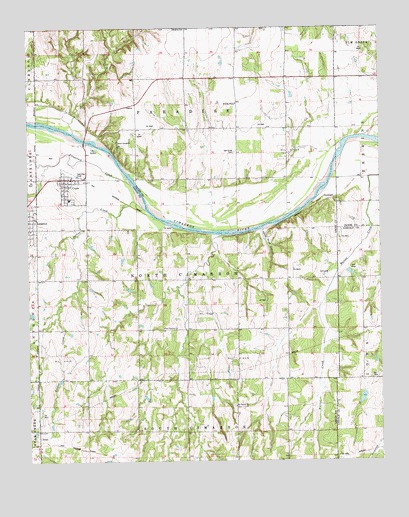 Coyle, OK USGS Topographic Map