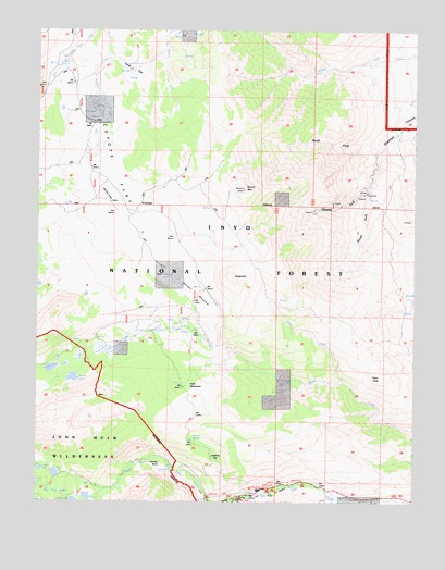 Coyote Flat, CA USGS Topographic Map