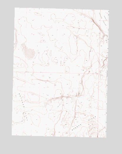 Coyote Gap SE, OR USGS Topographic Map