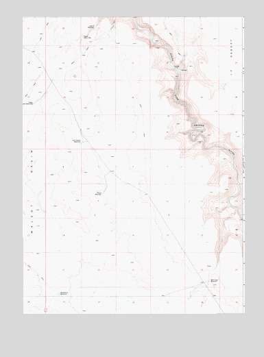 Coyote Hole, ID USGS Topographic Map