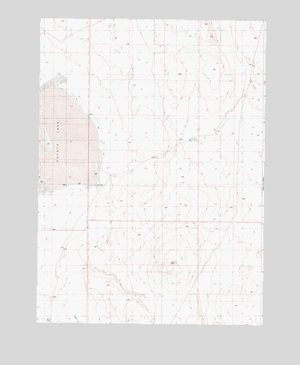 Coyote Lake East, OR USGS Topographic Map