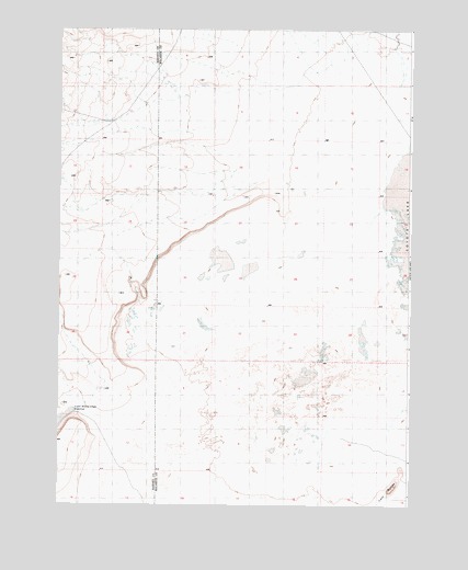 Coyote Lake West, OR USGS Topographic Map