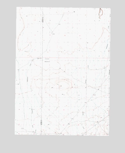 Coyote Meadows, OR USGS Topographic Map
