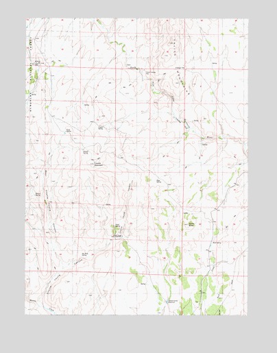 Coyote Mountain, NV USGS Topographic Map