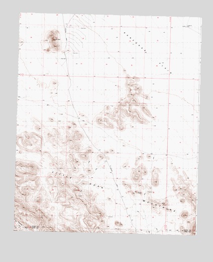 Coyote Peak, AZ USGS Topographic Map