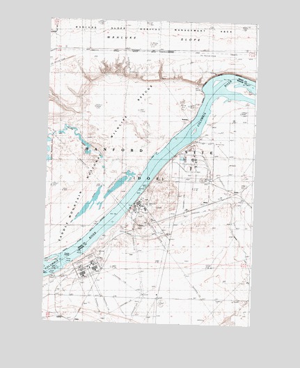 Coyote Rapids, WA USGS Topographic Map