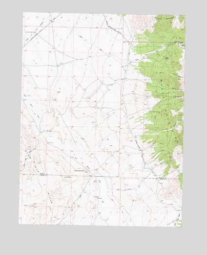 Coyote Springs, UT USGS Topographic Map
