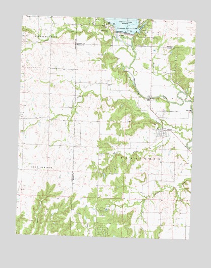 Coyville, KS USGS Topographic Map