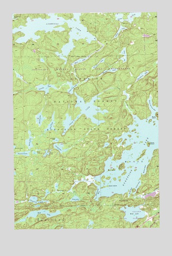Crab Lake, MN USGS Topographic Map