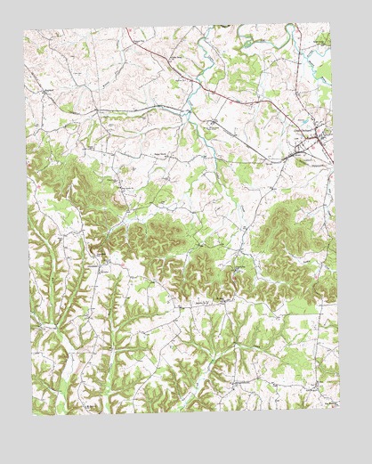 Crab Orchard, KY USGS Topographic Map