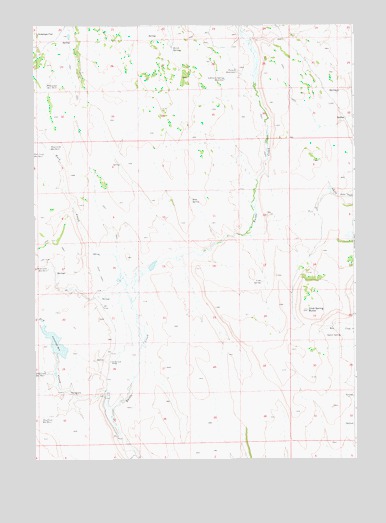 Crab Spring Butte, ID USGS Topographic Map