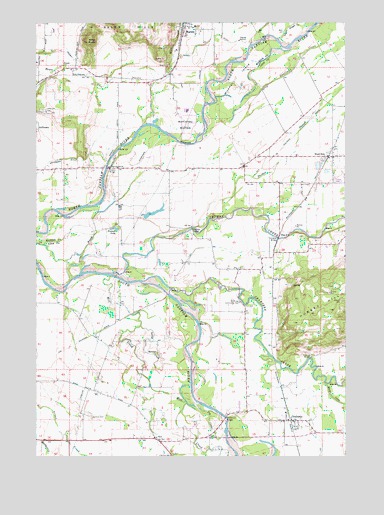 Crabtree, OR USGS Topographic Map