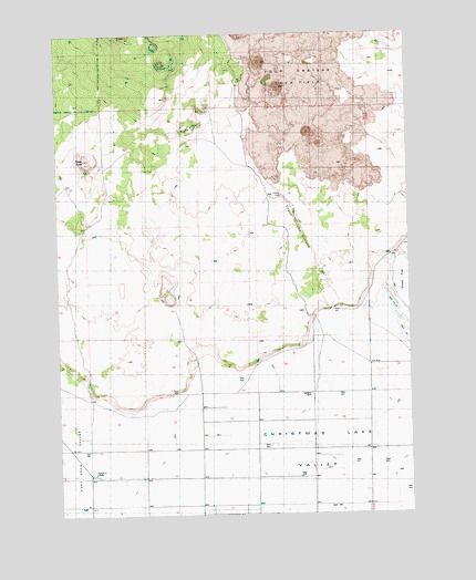 Crack In The Ground, OR USGS Topographic Map