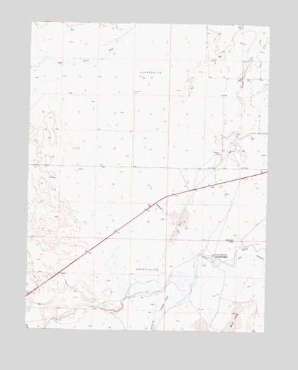 Crafts Lake, UT USGS Topographic Map