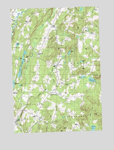 Craftsbury, VT USGS Topographic Map